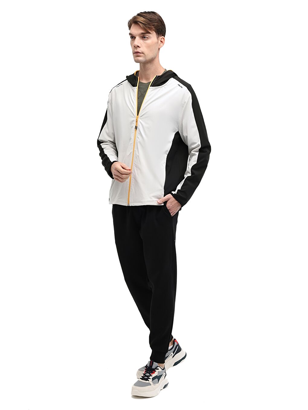 Gri ML TULINE 18PK-91 5PR GRI Erkek Eşofman Üstü-2