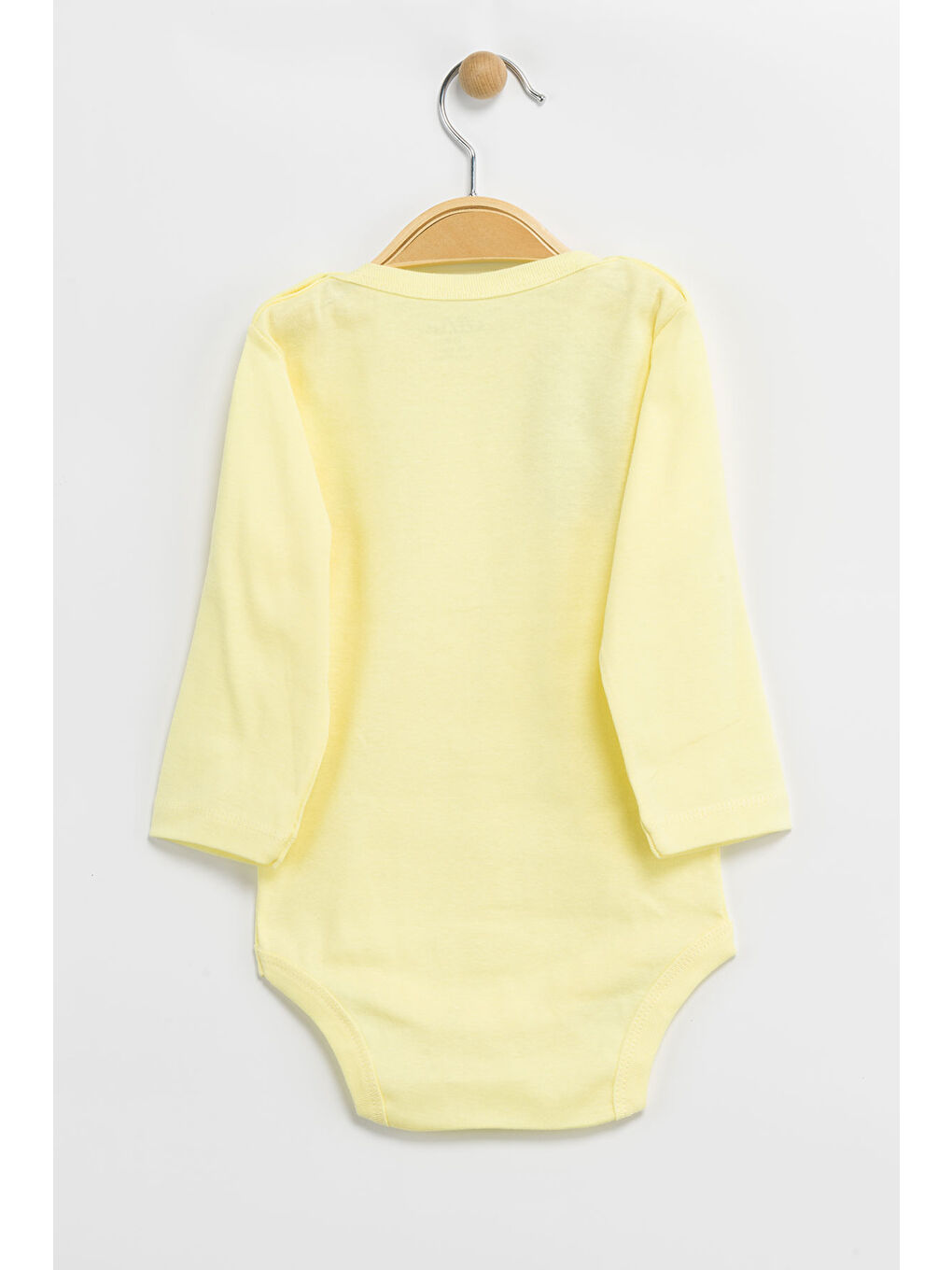 Sarı Erkek Kız Bebek Çıtçıtlı % 100 Pamuk Body & Zıbın 0 Ay - 12 Ay-1