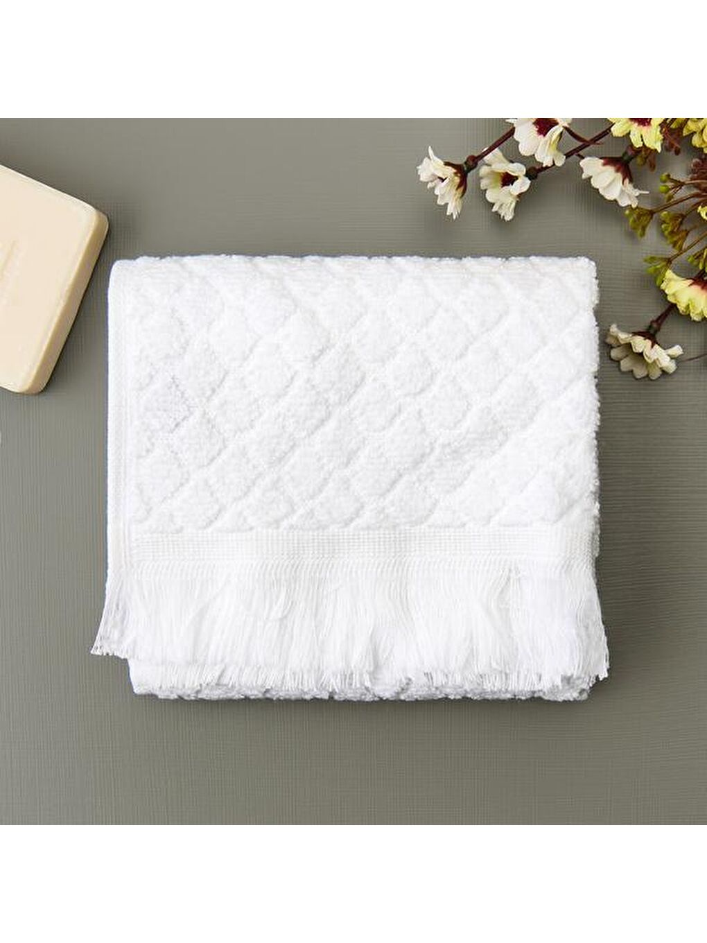 Soft Vivin El Havlusu - Beyaz - 30x50 cm