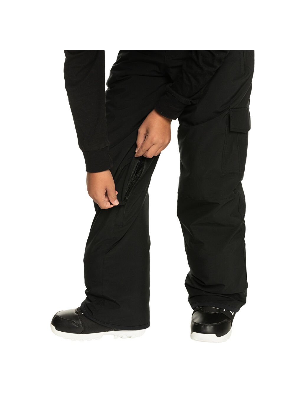 Porter Youth Pt Erkek Çocuk Siyah Snowboard Pantolonu-5