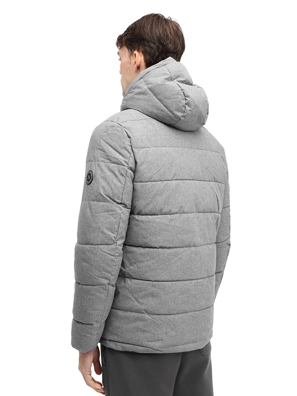 ML DOWNEY COAT 5PR Gri Erkek Kısa Şişme Mont-1