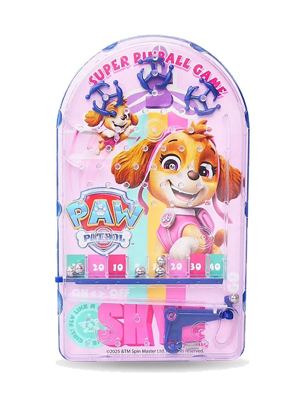 Pinball Oyunu Paw Patrol Nostaljik Retro Eğitici El Oyunu Pilsiz 2+ Yaş Çocuk Oyuncak