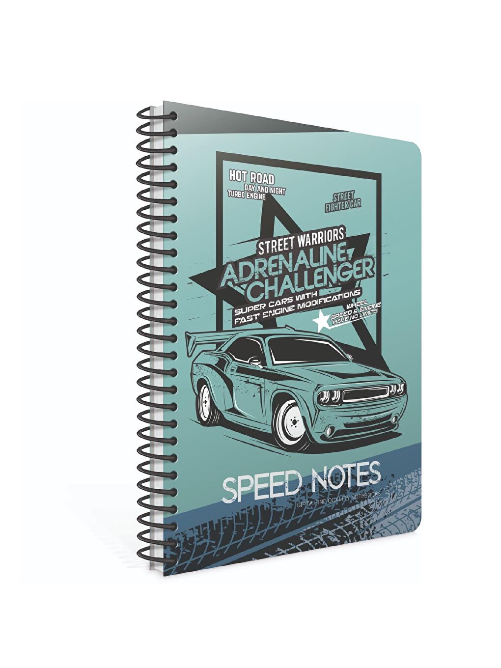 Gıpta Speed Karton Kapak Spiralli Not Defteri A6 48 Yaprak Çizgili (5681) - 3