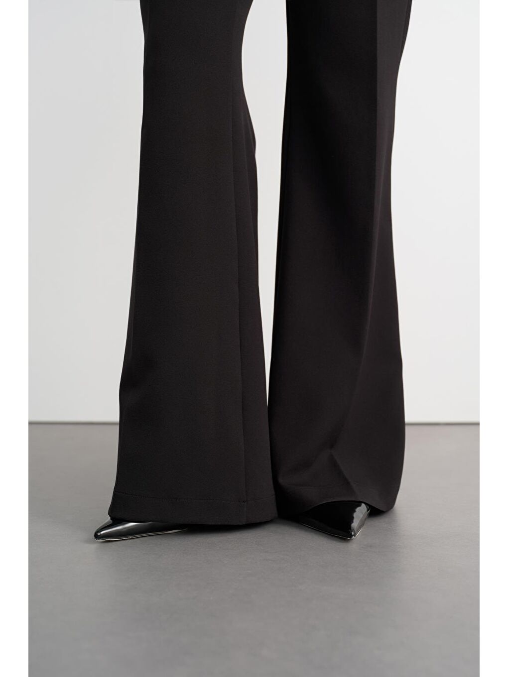 Fit Kesim Vatkalı Ceket Pantolon Takım Siyah-8