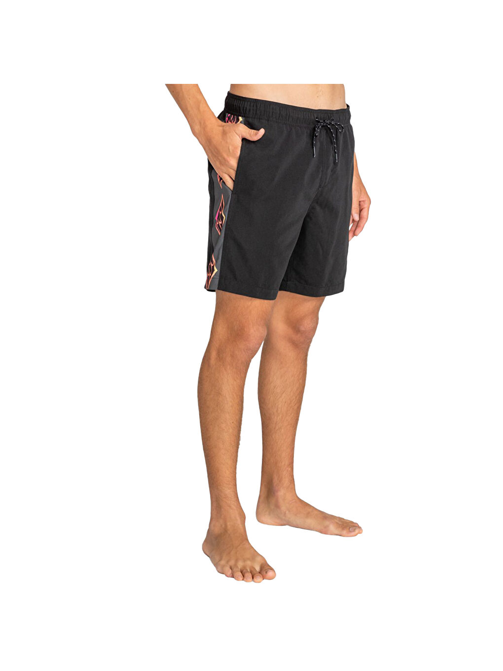 Dbah Lb Erkek Siyah Volley Short-2