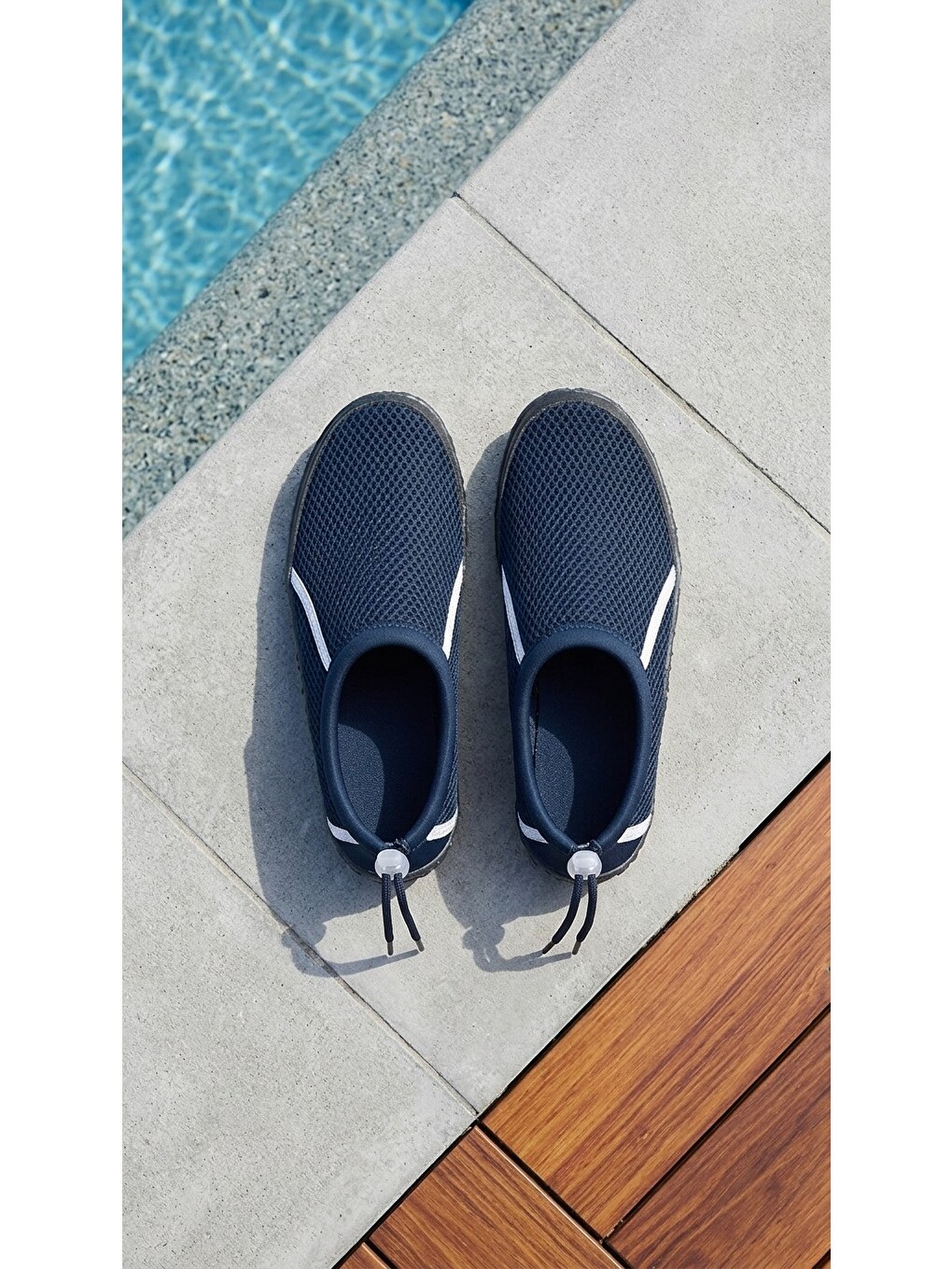 Lacivert Beach-70 Unisex Aqua Deniz Ayakkabısı Suya Dayanıklı Kaydırmaz Taban Sörf Havuz Plaj Ayakkabısı