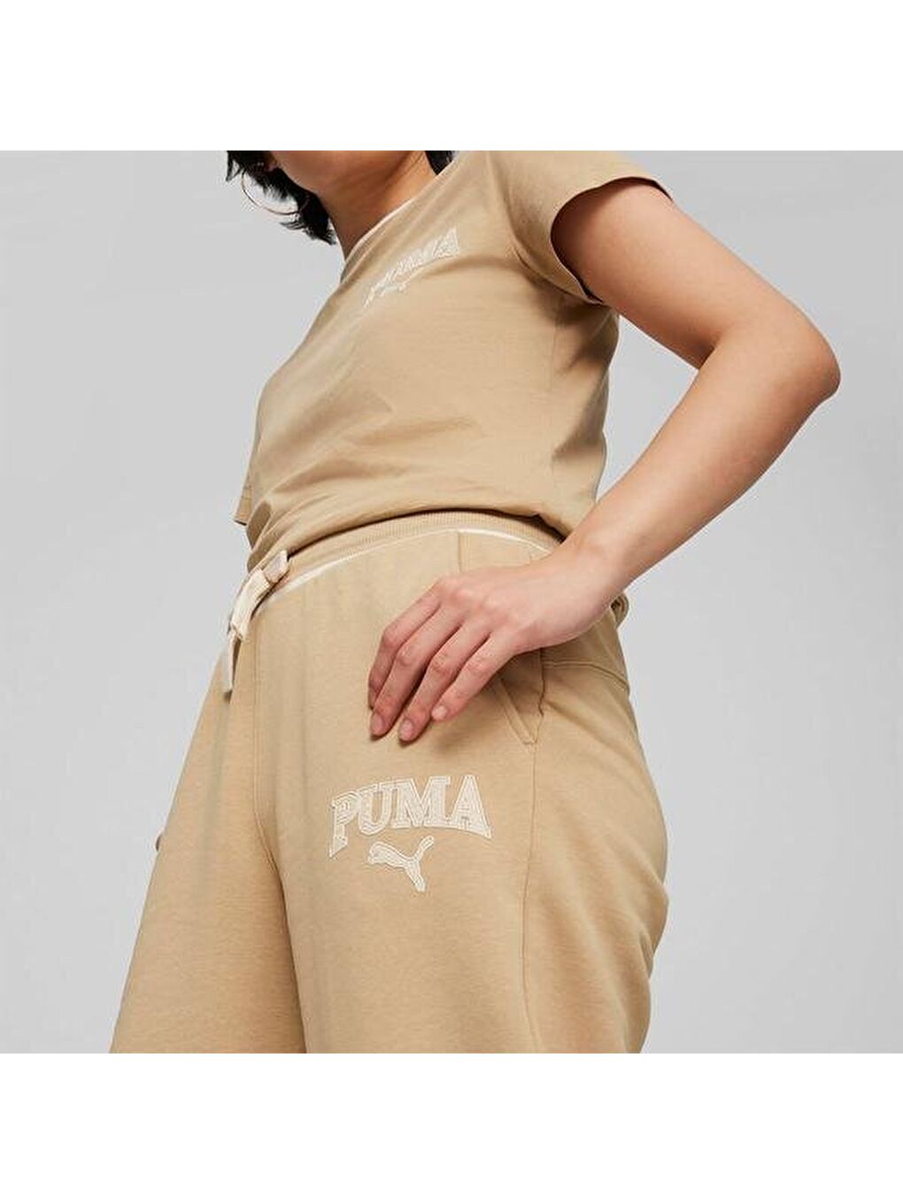 Squad Kadın Kahverengi Eşofman Altı-3