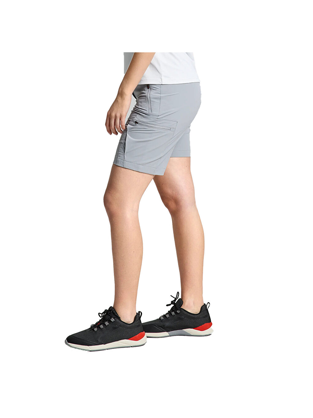 Ws Tech Cargo Short Kadın Gri Şort-1