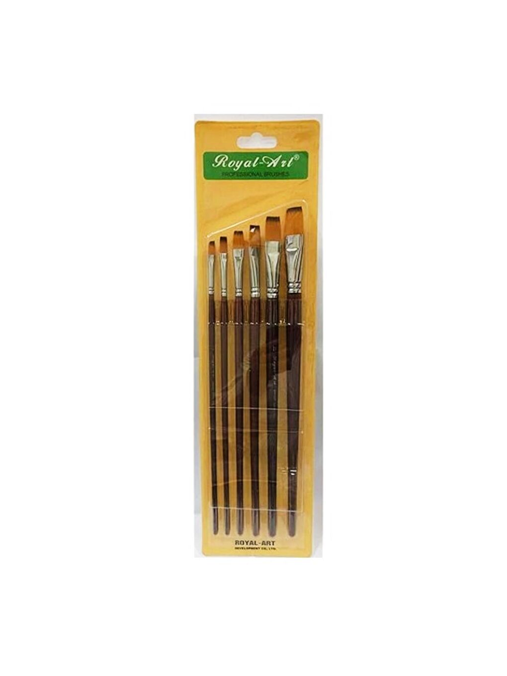 Düz Kesik Yağlı Boya Fırça Seti 6 lı (RA-200)