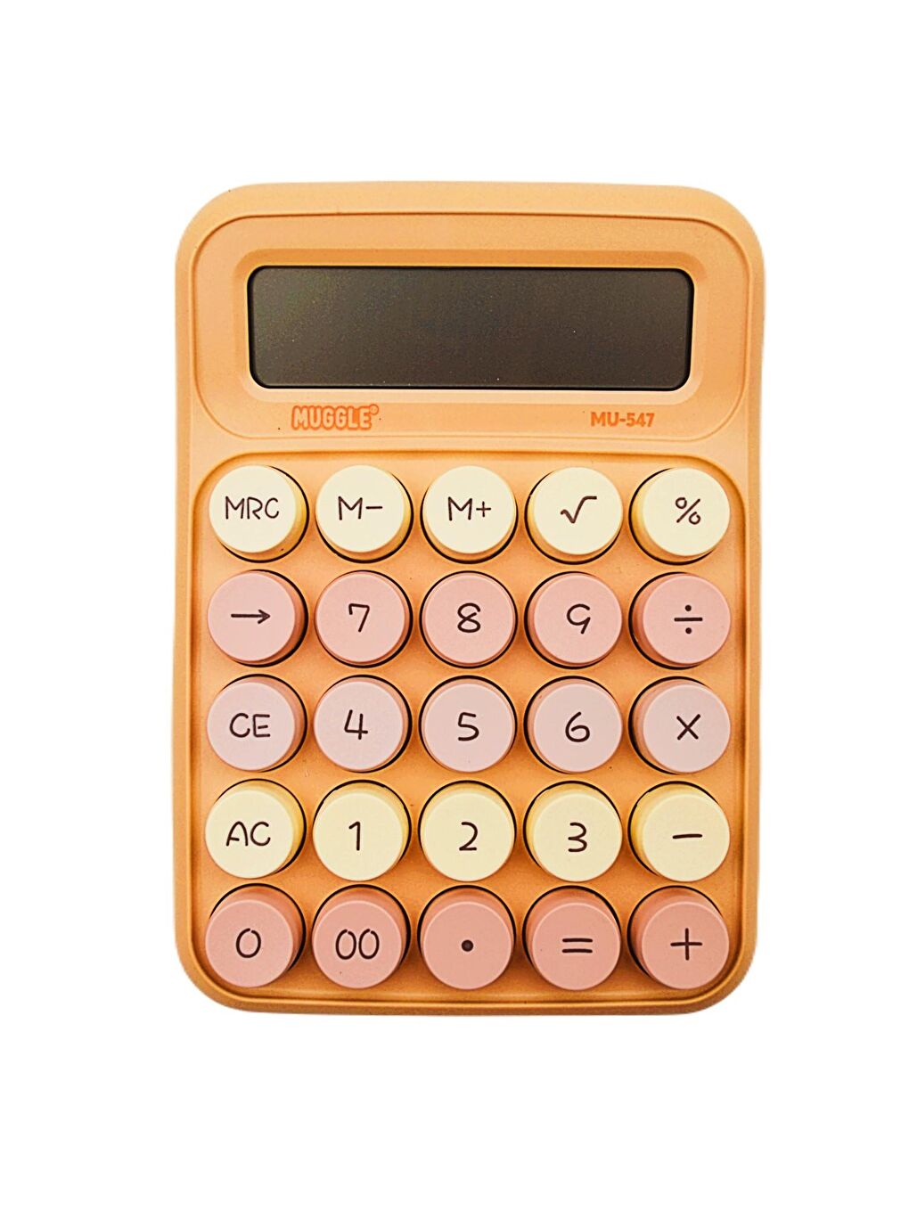 MU-547 Masaüstü 12 Haneli Pilli Hesap Makinesi Altın