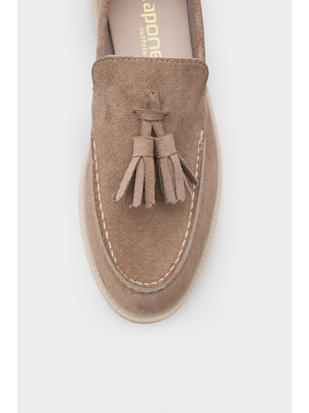 Bej Ronnica Kadın Loafer-2