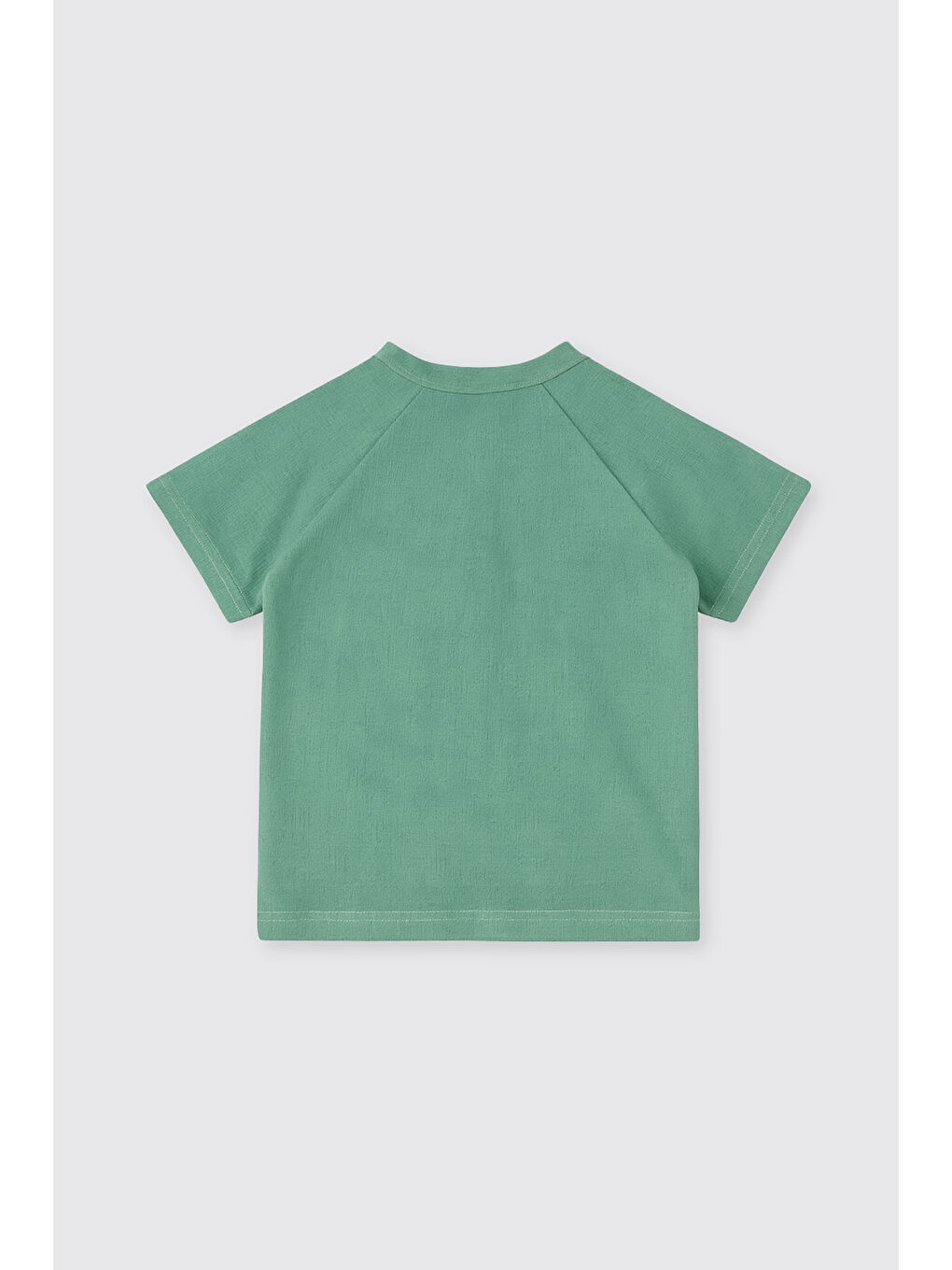 Erkek Bebek Kısa Kollu Yeşil Tişört-1
