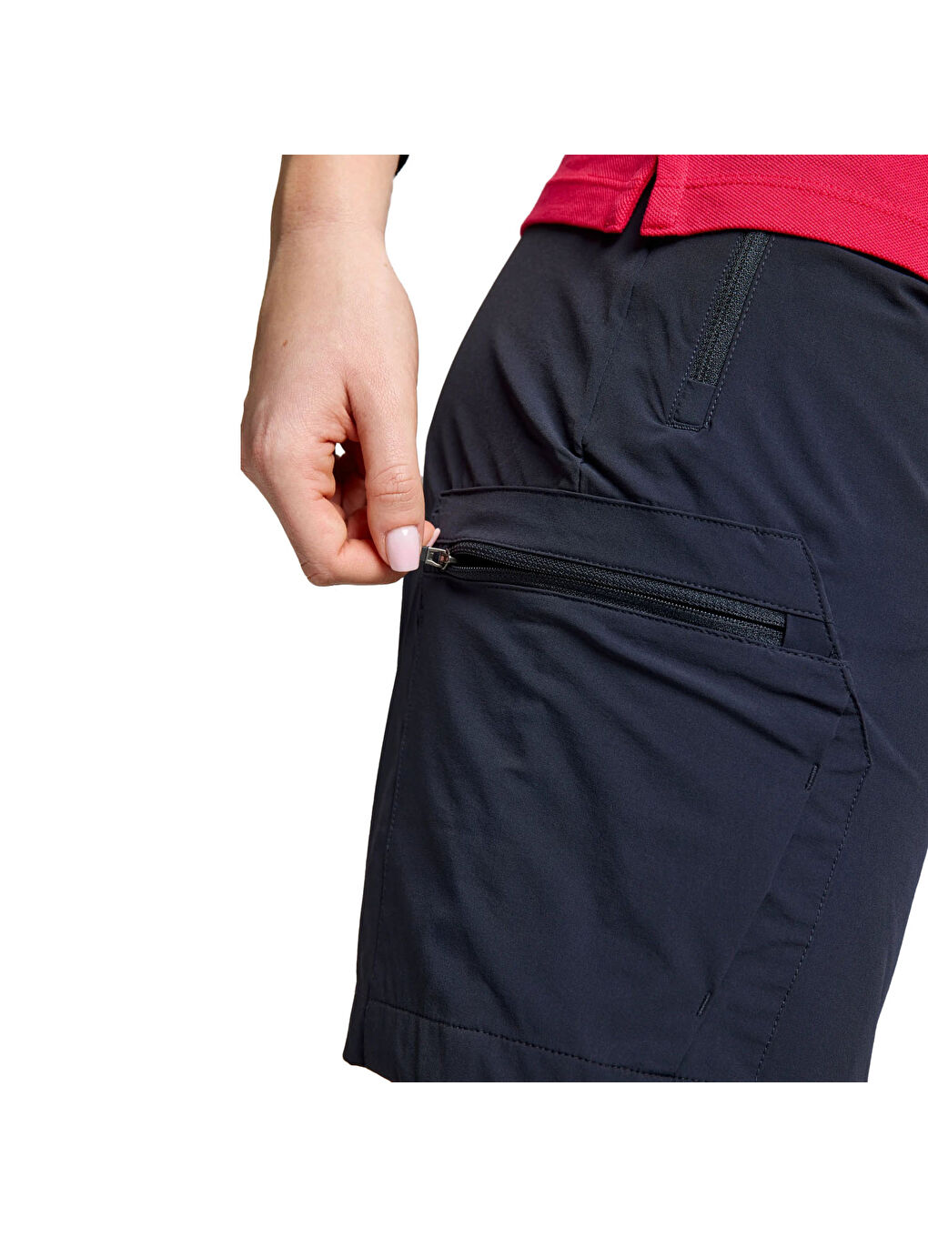 Lacivert Ws Tech Cargo Short Kadın Mavi Şort-4