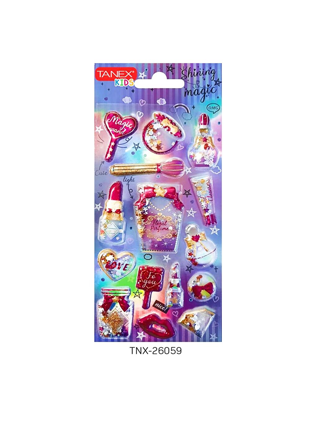 Kids Balloon Pullu Sticker 15 Parça (26059)