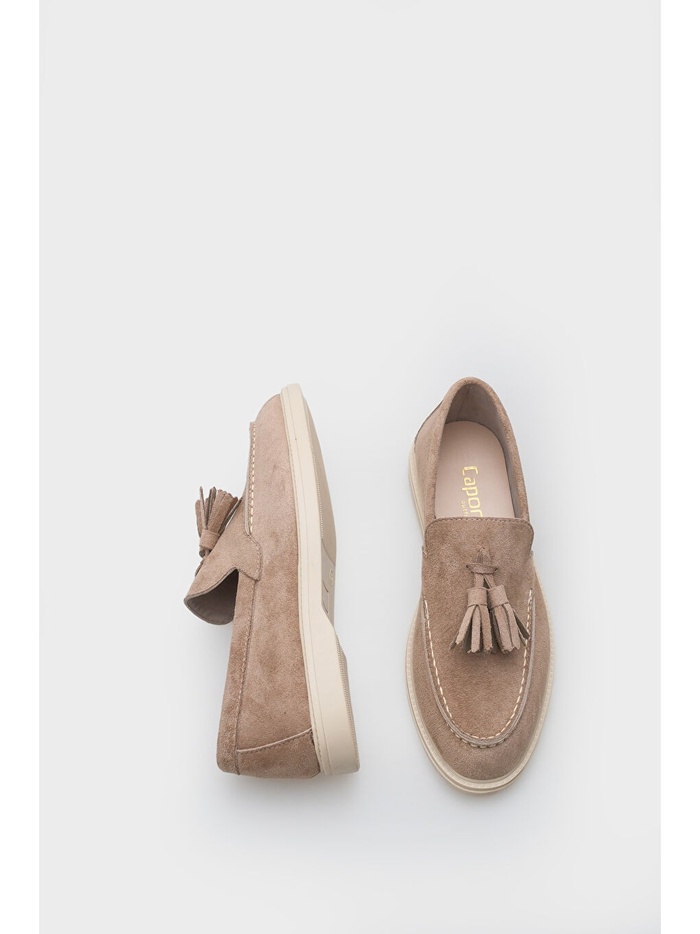 Bej Ronnica Kadın Loafer-5