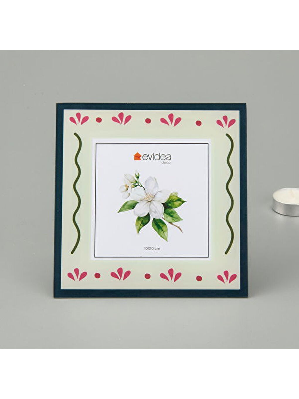 Karışık Deco Jardin Çerçeve - Renkli - 10x10 cm-3