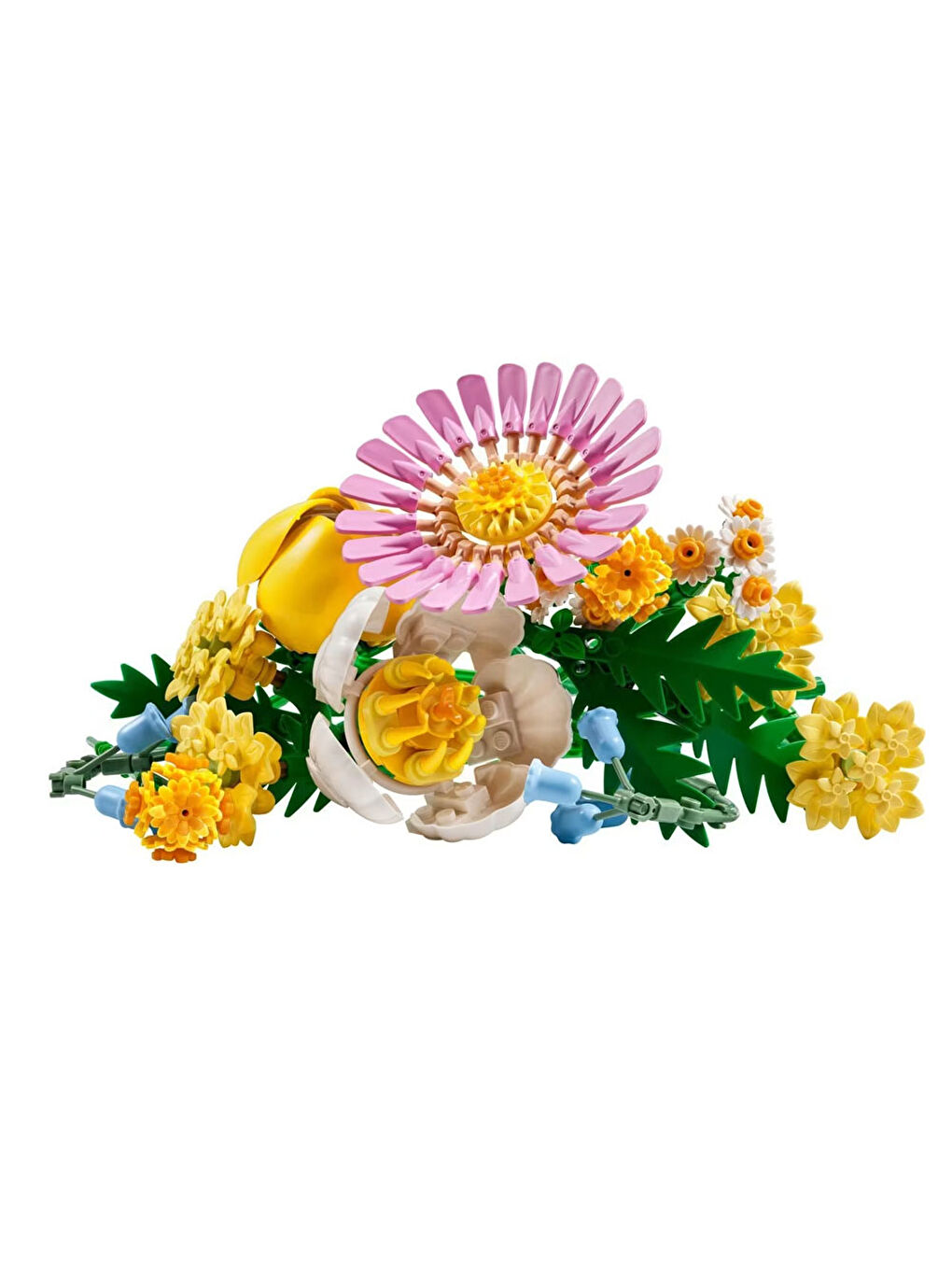 Botanicals Küçük Sarı Buket Dekoratif Çiçek Seti 10347-1