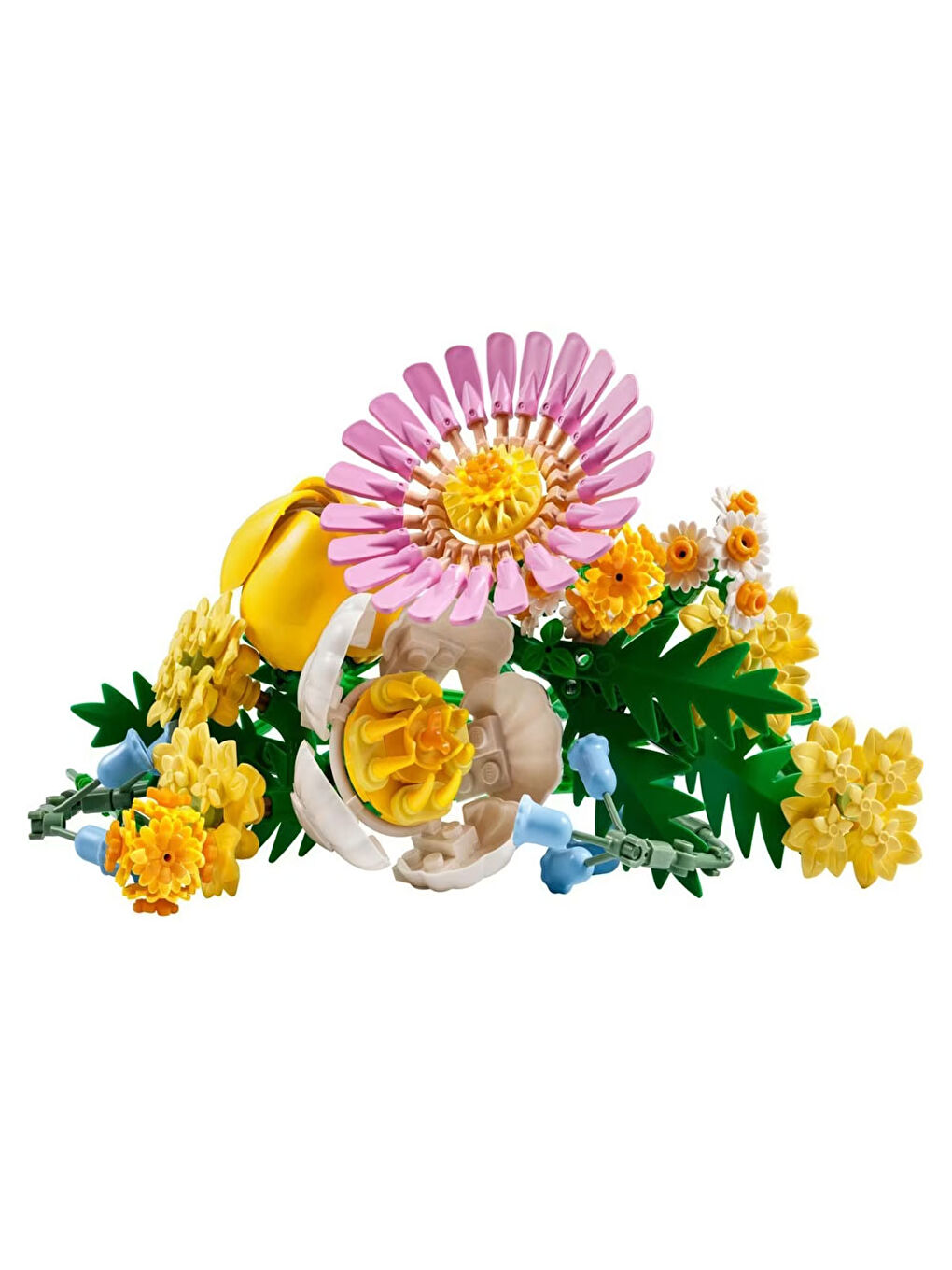 Botanicals Küçük Sarı Buket Dekoratif Çiçek Seti 10347-2