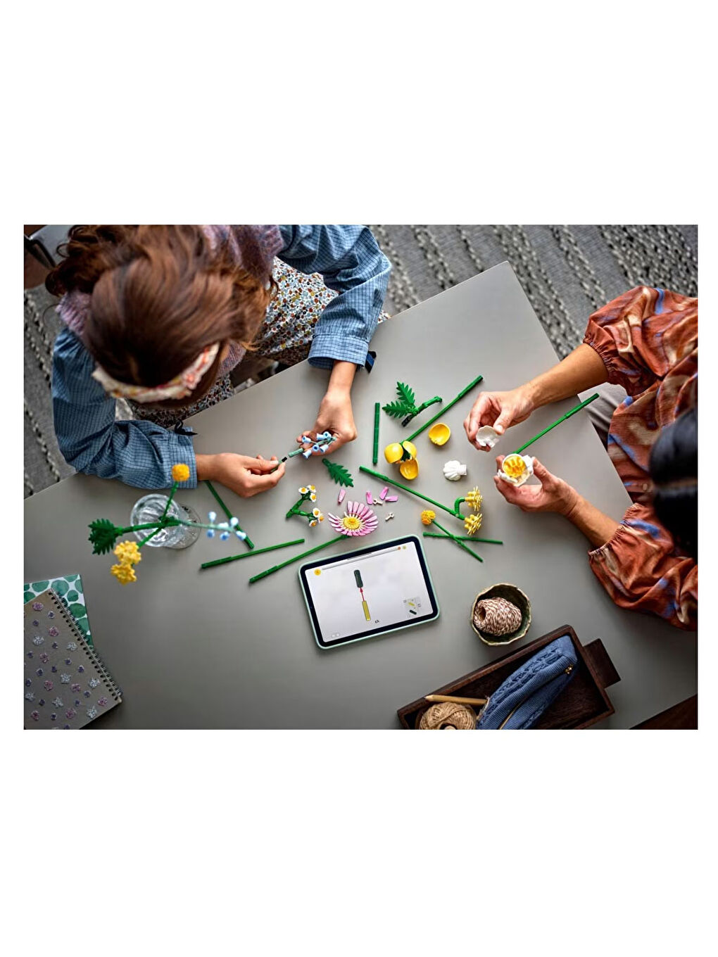 Botanicals Küçük Sarı Buket Dekoratif Çiçek Seti 10347-4