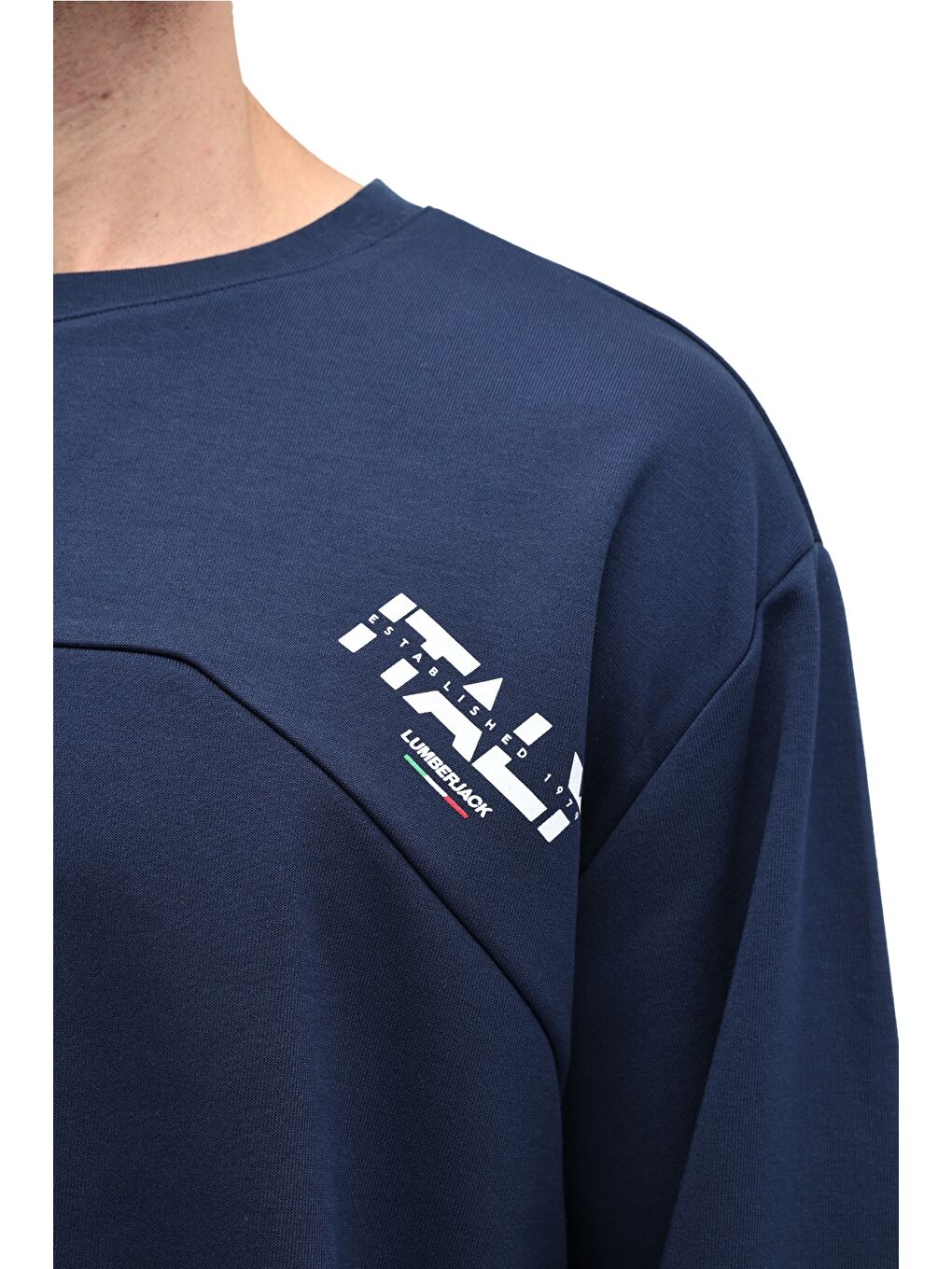 ML RENATO 16SD1161 5PR Lacivert Erkek Sweatshirt-3