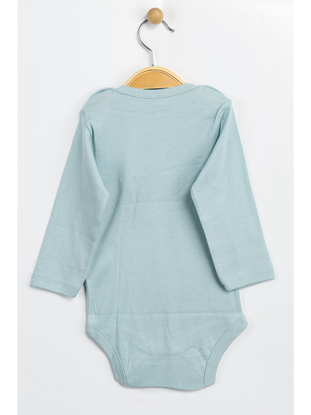 Yeşil Erkek Kız Bebek Çıtçıtlı % 100 Pamuk Body & Zıbın 0 Ay - 12 Ay-1