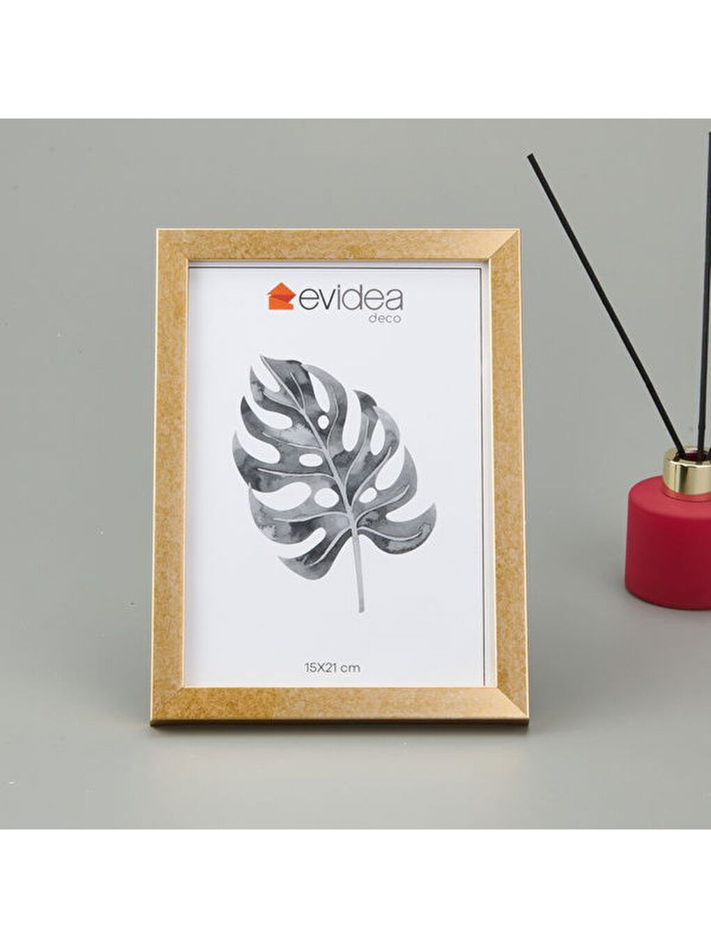 Sarı Deco Tiber Çerçeve - Gold - 15x21 cm-1