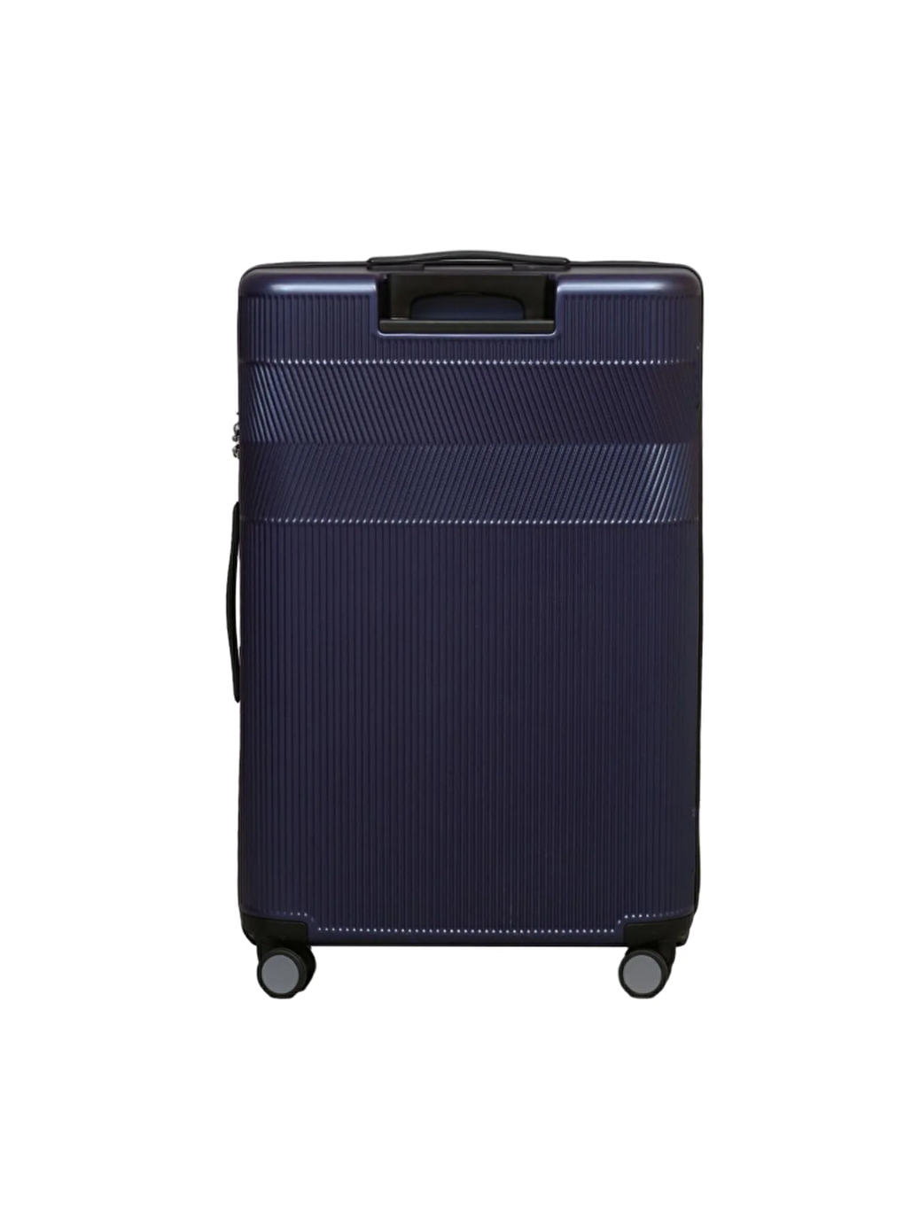 Lacivert Kırılmaz Polikarbon TSA Kilitli 8 Tekerlek Valiz Seti 1816-7