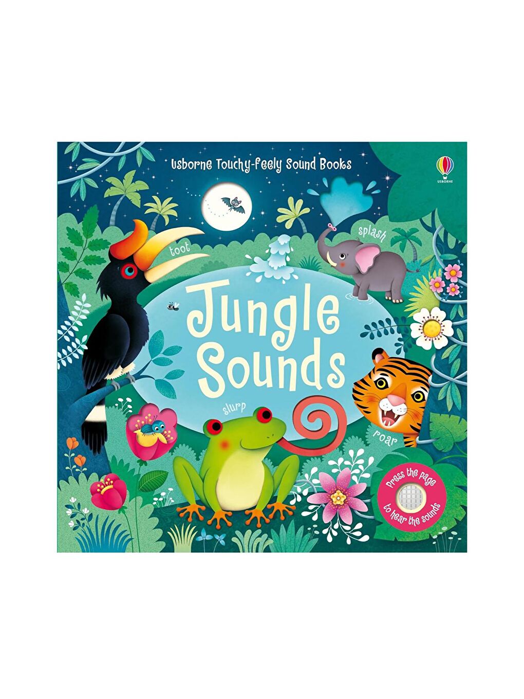 The Usborne Beyaz-Renklibaskı USB - Jungle Sounds