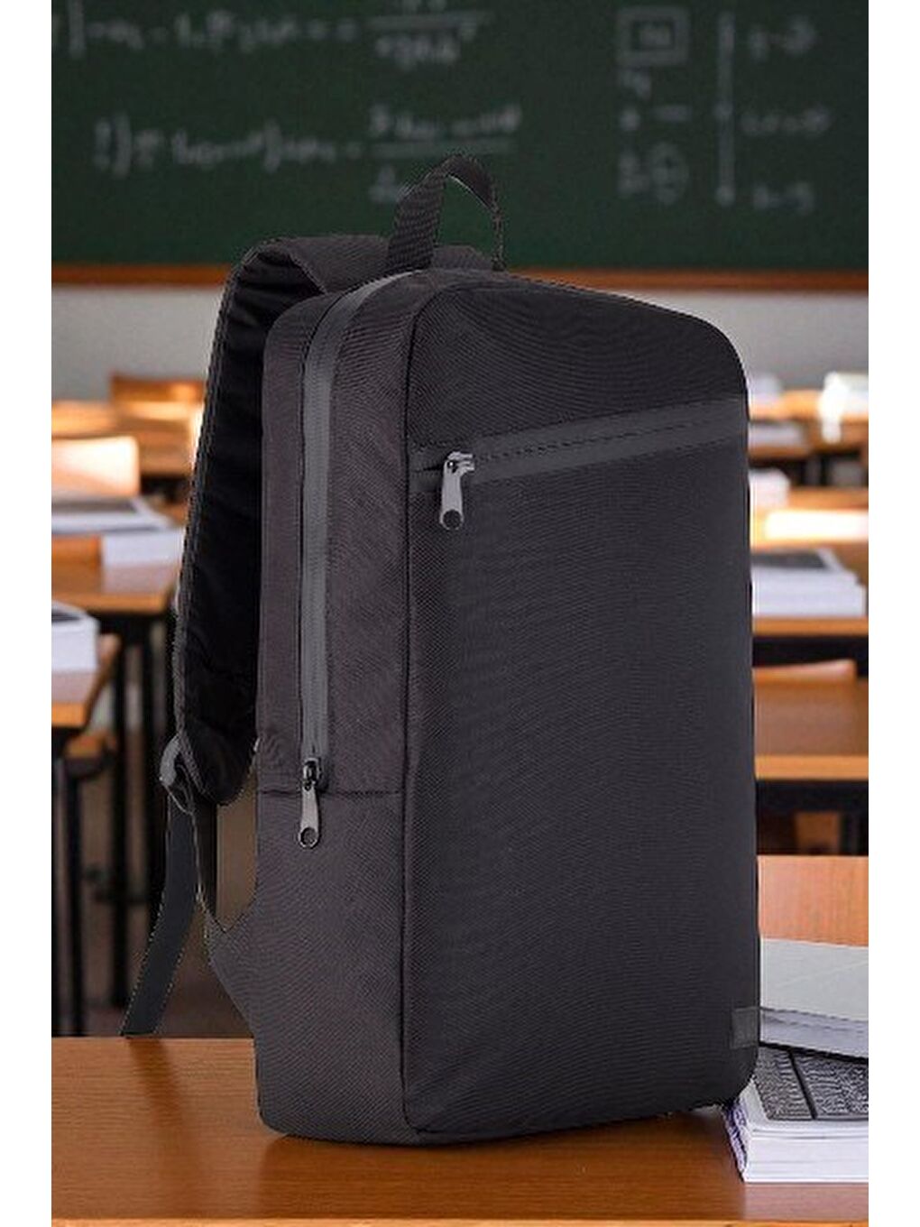 Mila PR-EK200 15,6' Su Geçirmez Kumaş Fermuar Okul Sırt Çantası-4