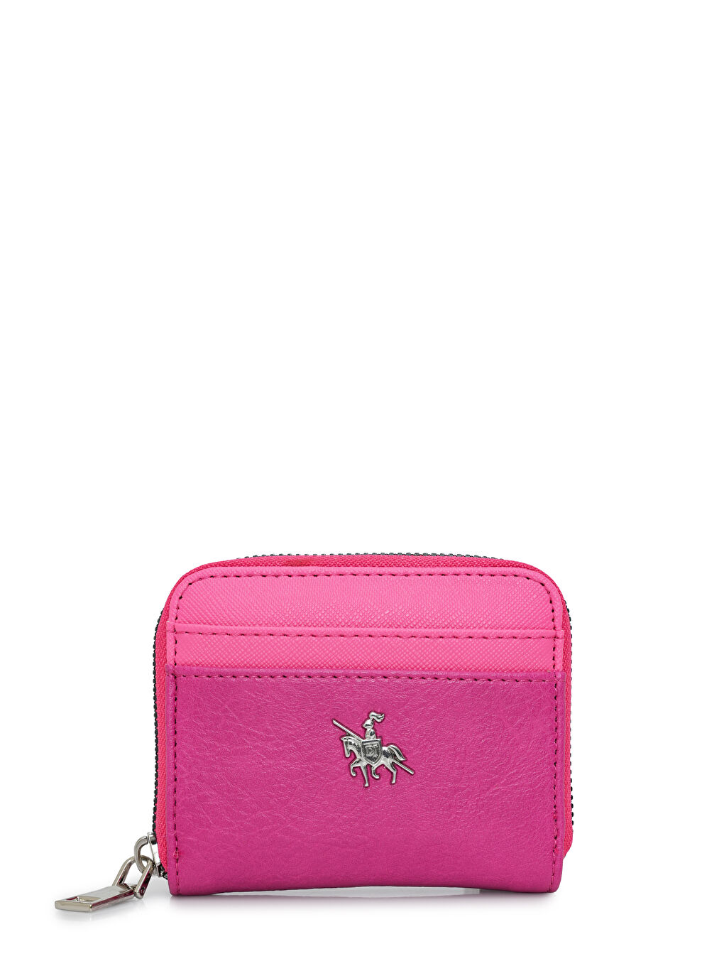 Fuşya Kartlık Bölme Detaylı Mini Cüzdan CZ100-1