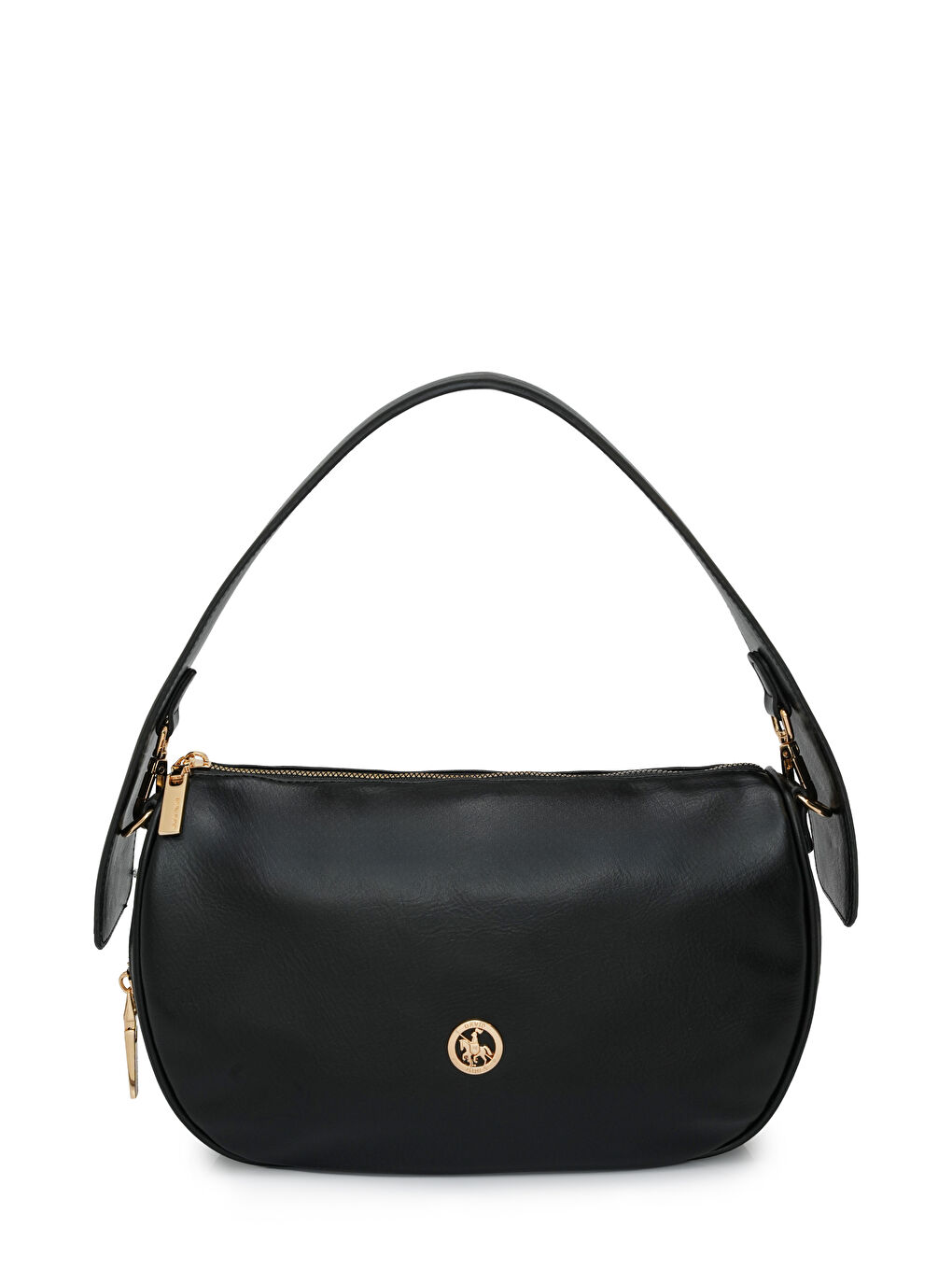 Siyah Logolu Kadın Omuz Çantası DJ358-1