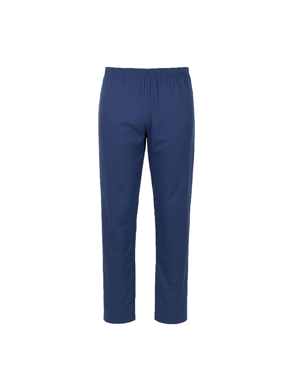 Mavi Erkek Pamuklu Uzun Kollu Cepli %100 Pamuk Pijama Takımı-2