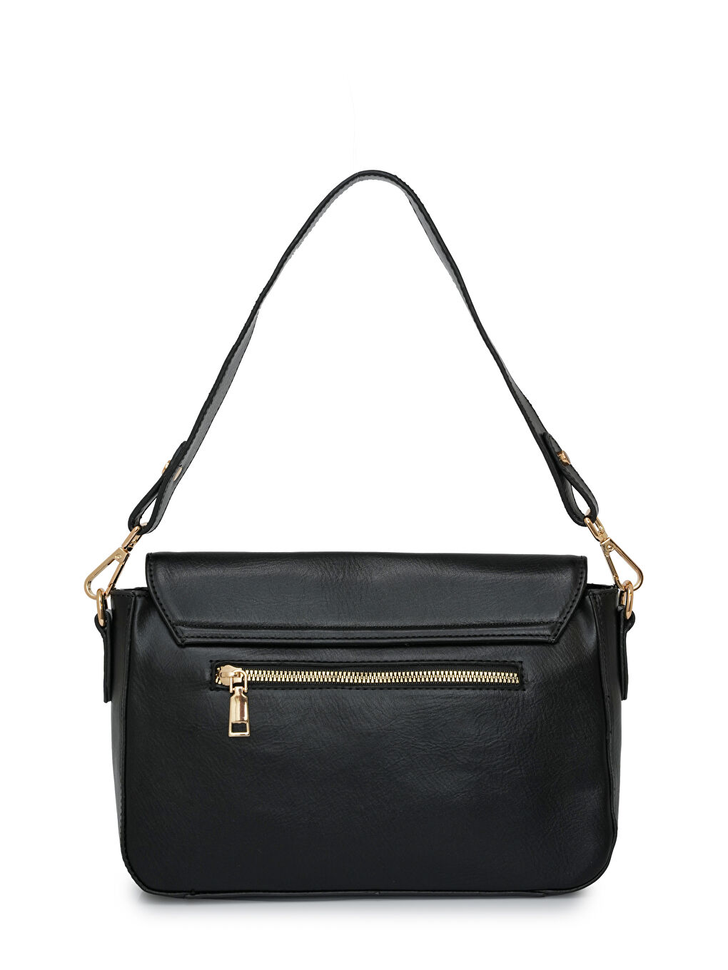 Siyah Kapaklı Kadın Omuz Çantasıı DJ221-3-5