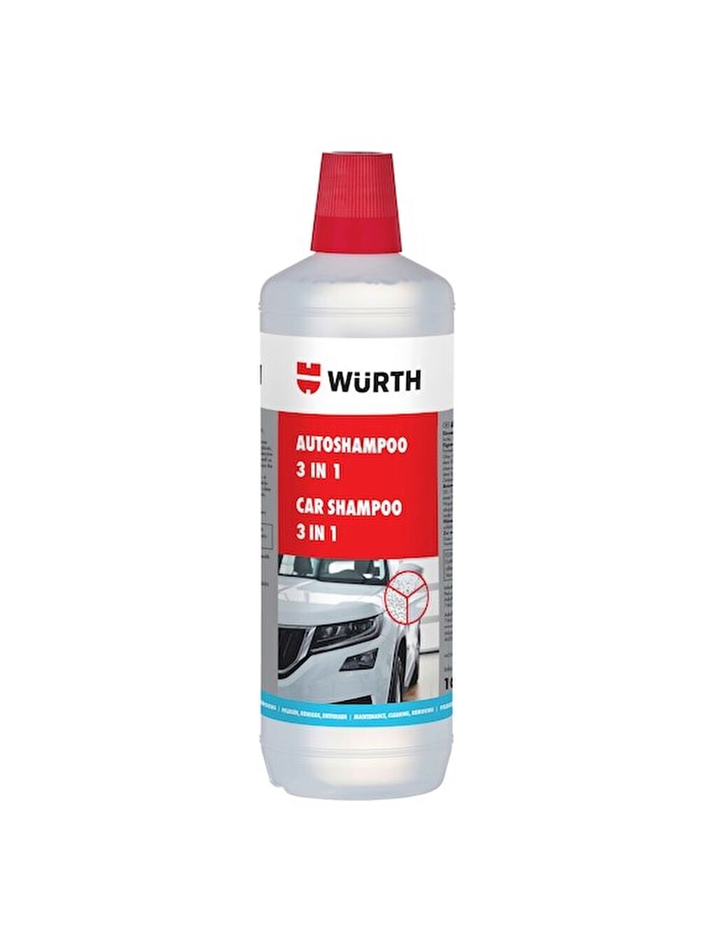 Würth 3 ü 1 Arada 1 Litre(100ML) Araç Yıkama Şampuanı