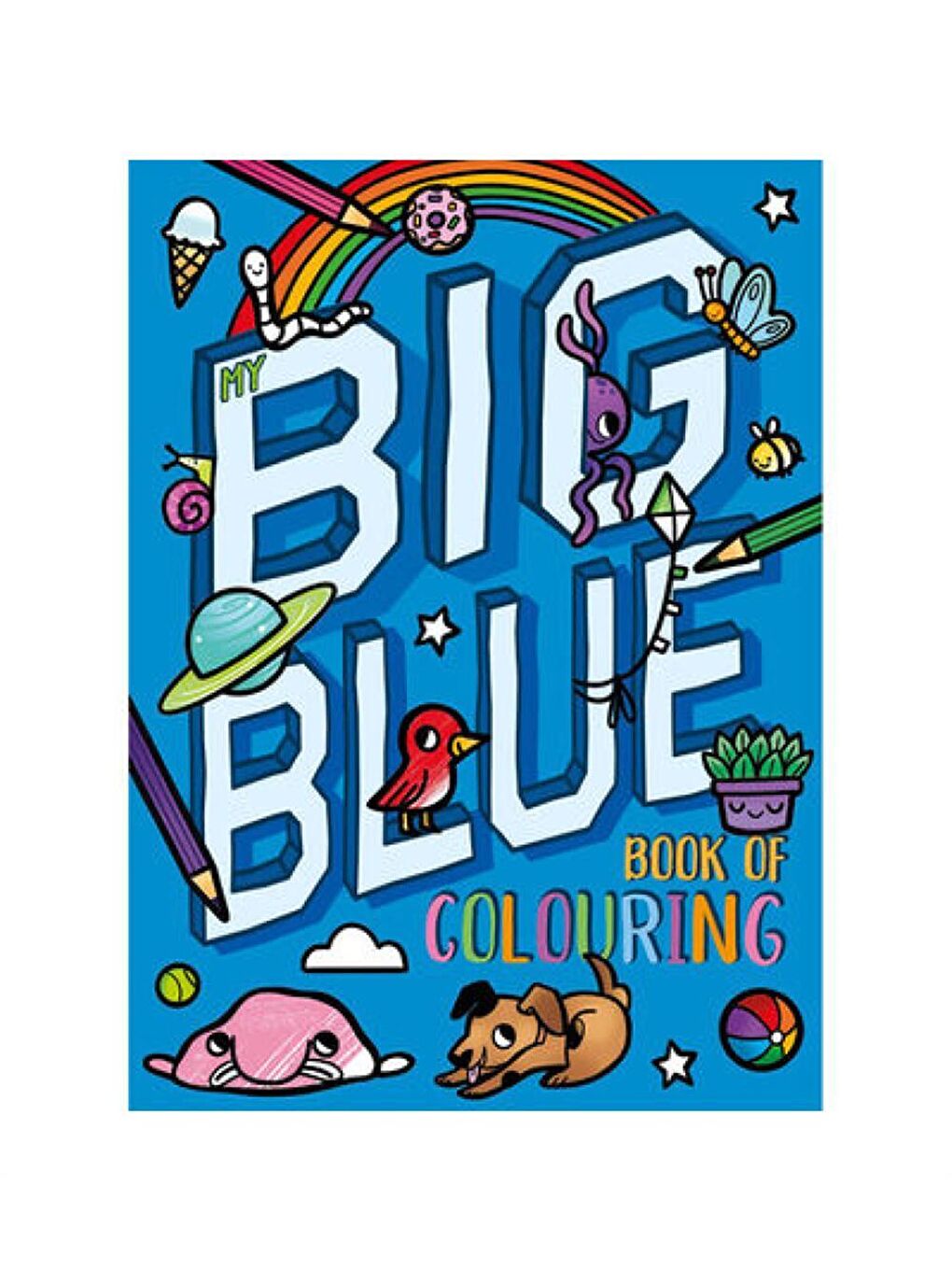 My Big Blue Book Of Colouring