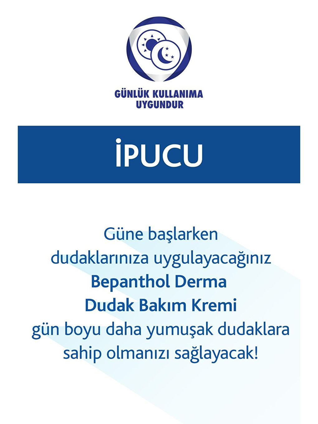 Bepanthol Şeffaf Dudak Bakım Kremi 7,5 ml l Kuru ve Çatlamış Dudaklar İçin Günlük Nemlendirme - 1