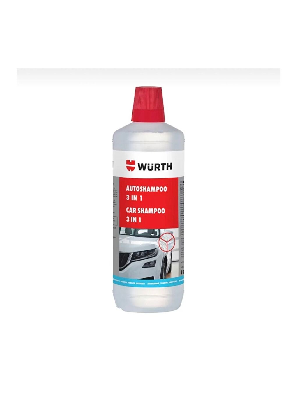 Würth 3 ü 1 Arada 1 Litre(100ML) Araç Yıkama Şampuanı-2