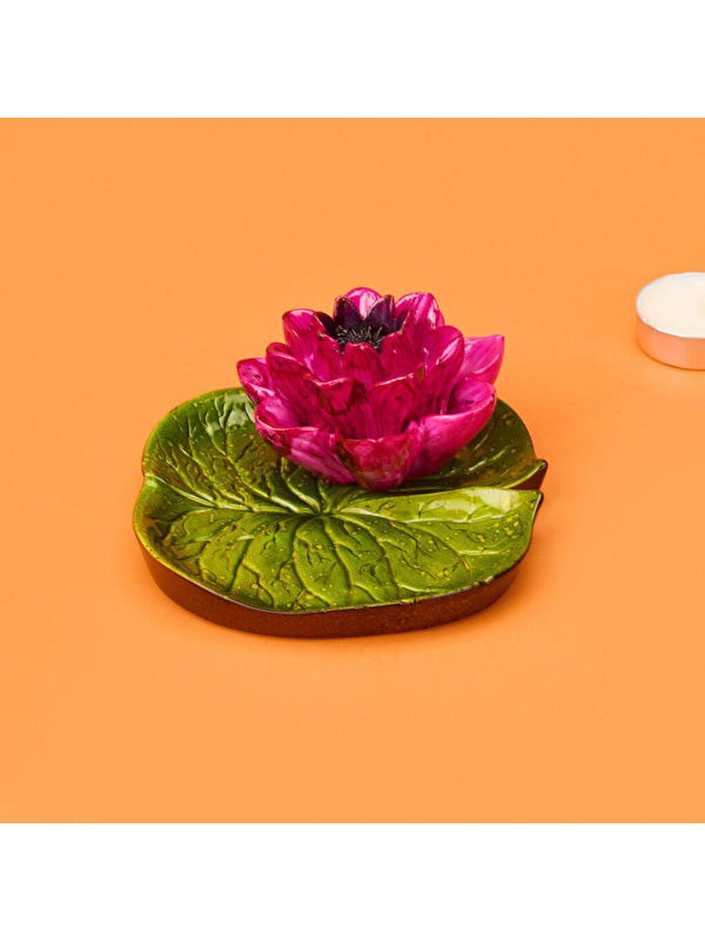 Deco Lotus Dekoratif Tabak - Pembe - 12 cm-2