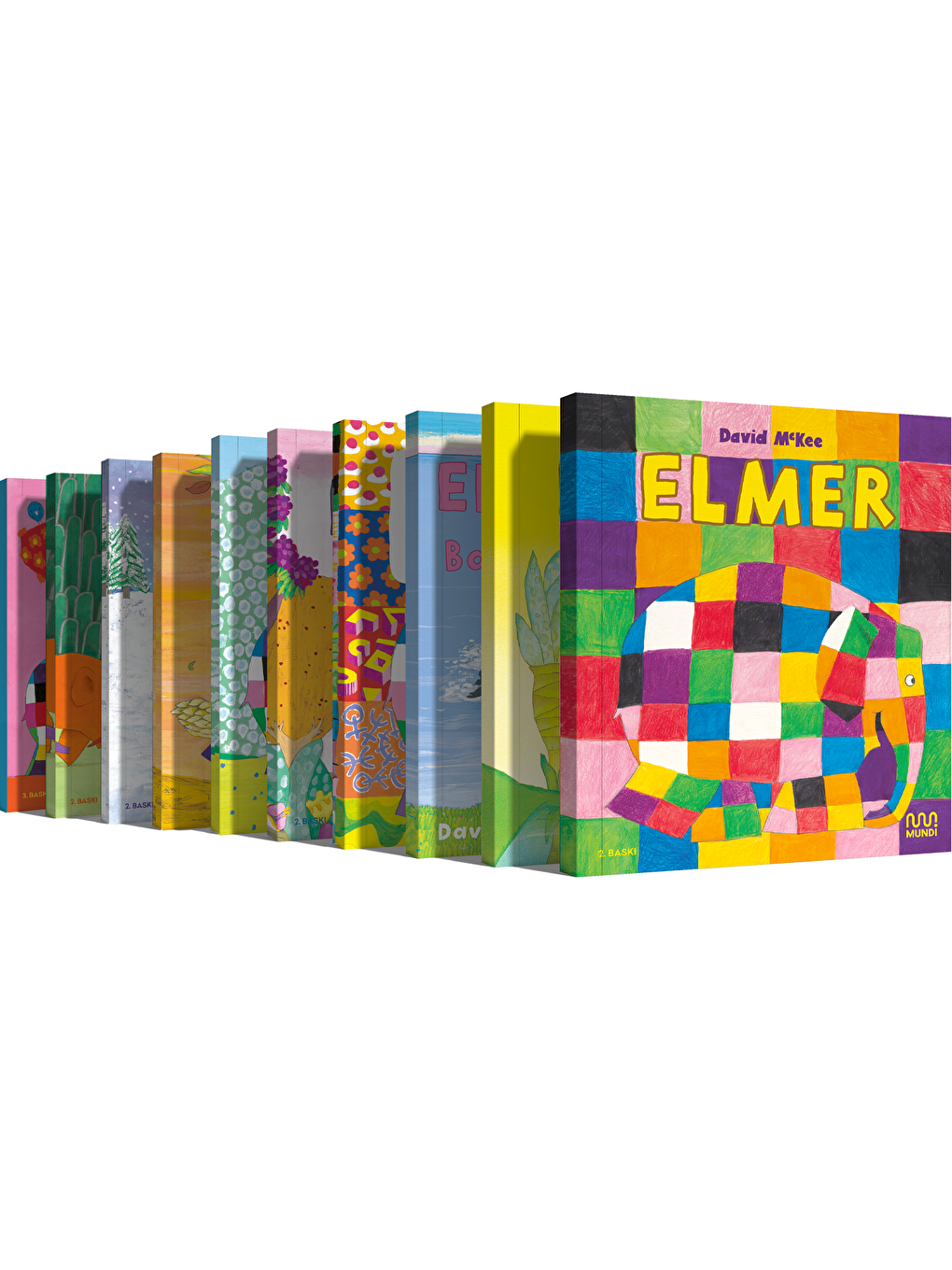 Mundi Elmer - David McKee Seti (10 Kitap)