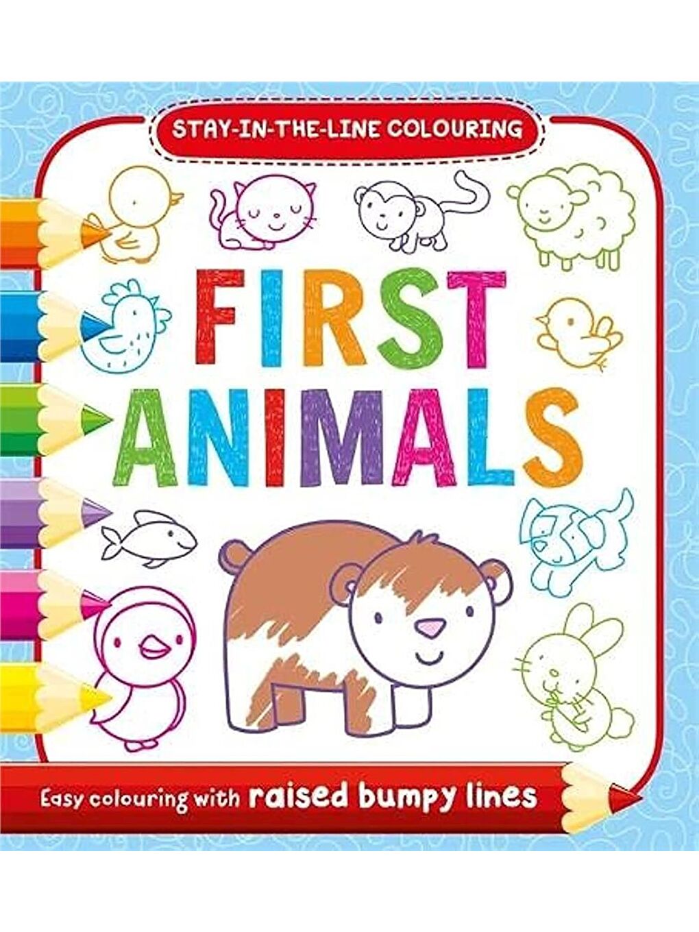 Stay in Line Colouring: First Animals