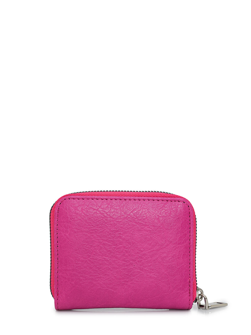 Fuşya Kartlık Bölme Detaylı Mini Cüzdan CZ100-1-4