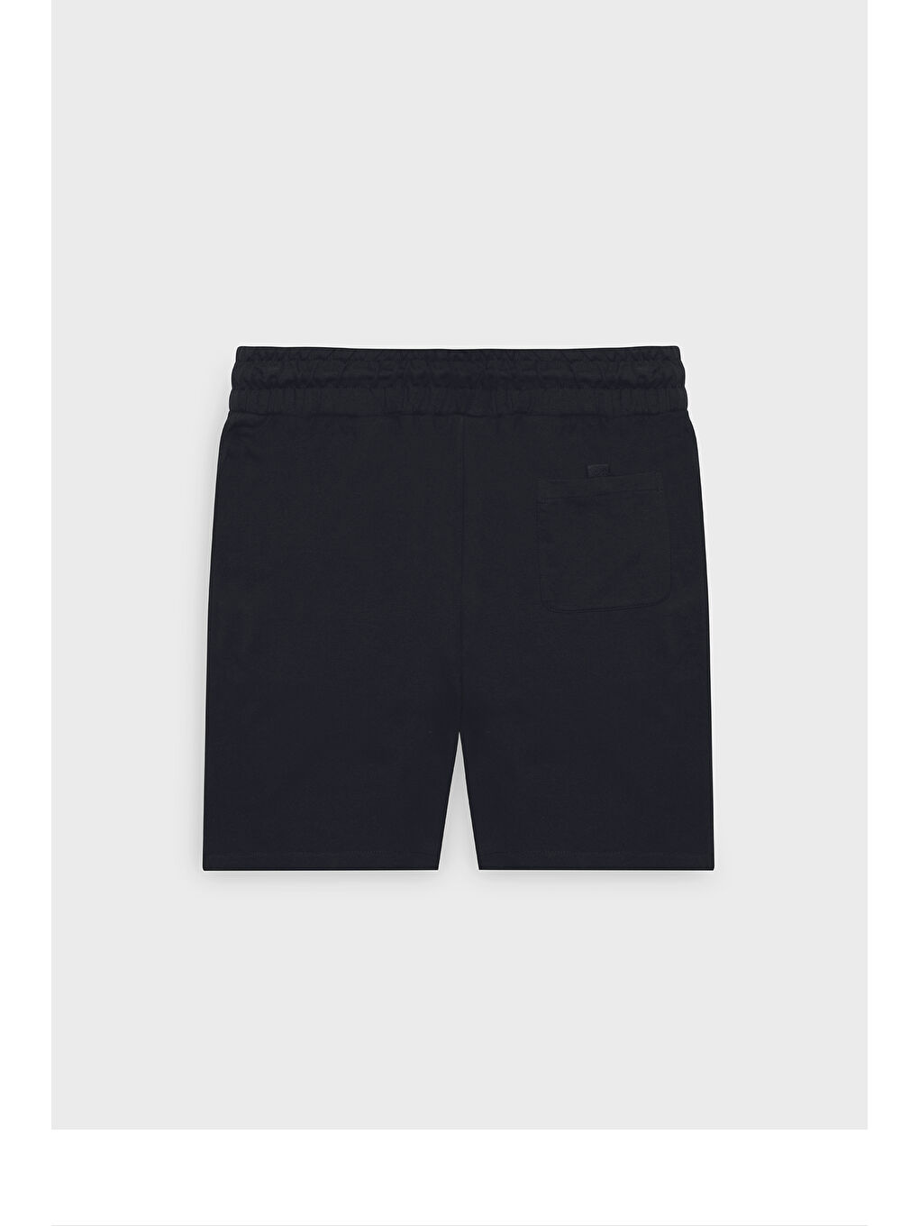 Erkek Siyah Standart Fit Normal Kesim Pamuklu Cepli Şort-8