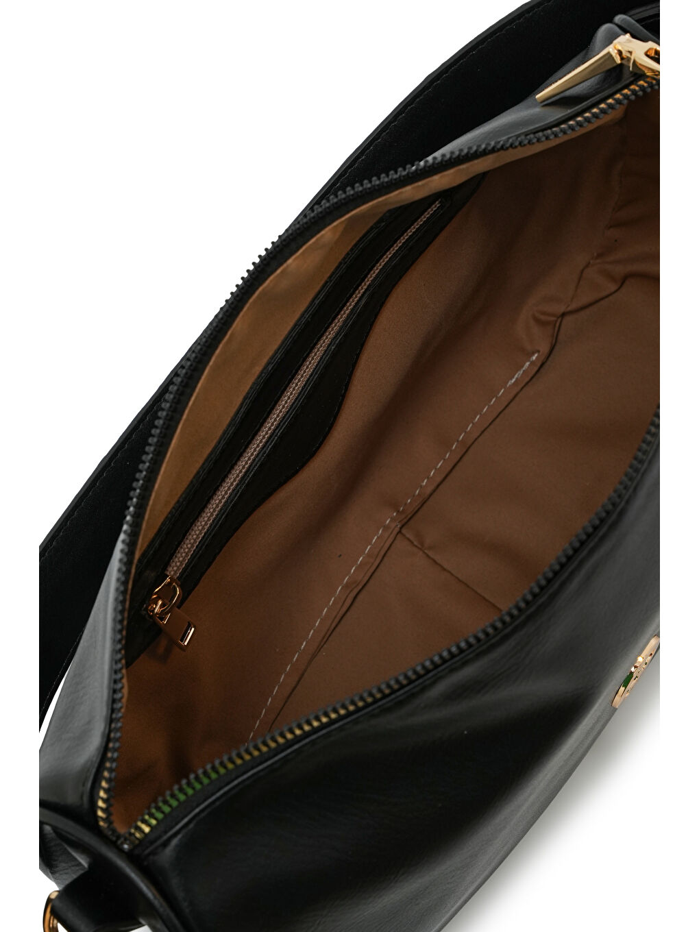 Siyah Logolu Kadın Omuz Çantası DJ358-1-5