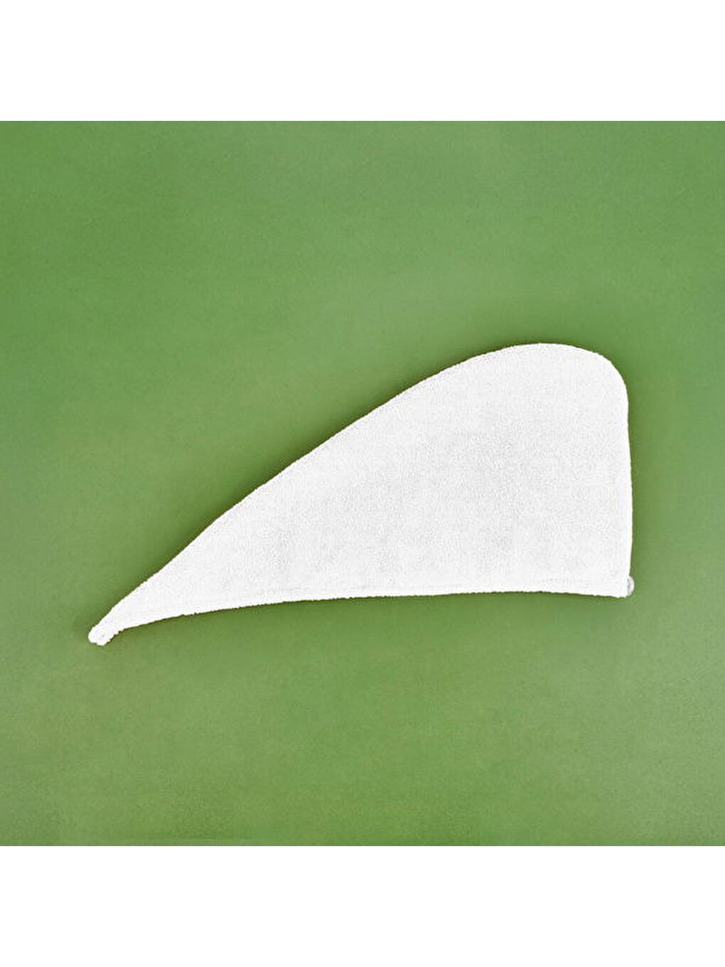 Mikrofiber Saç Havlusu - Beyaz - 57x27 cm-1