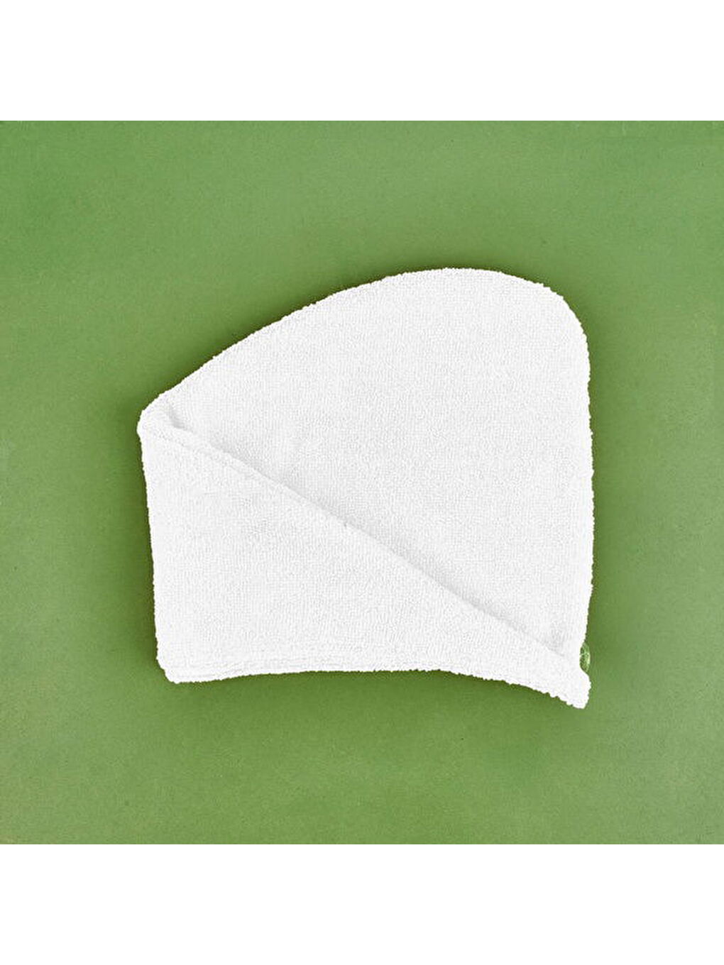Mikrofiber Saç Havlusu - Beyaz - 57x27 cm-3