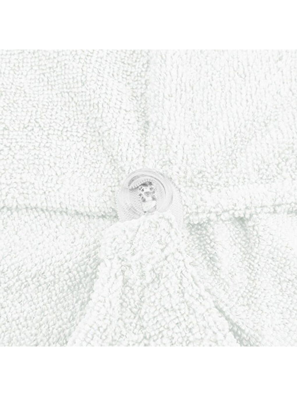 Mikrofiber Saç Havlusu - Beyaz - 57x27 cm-4