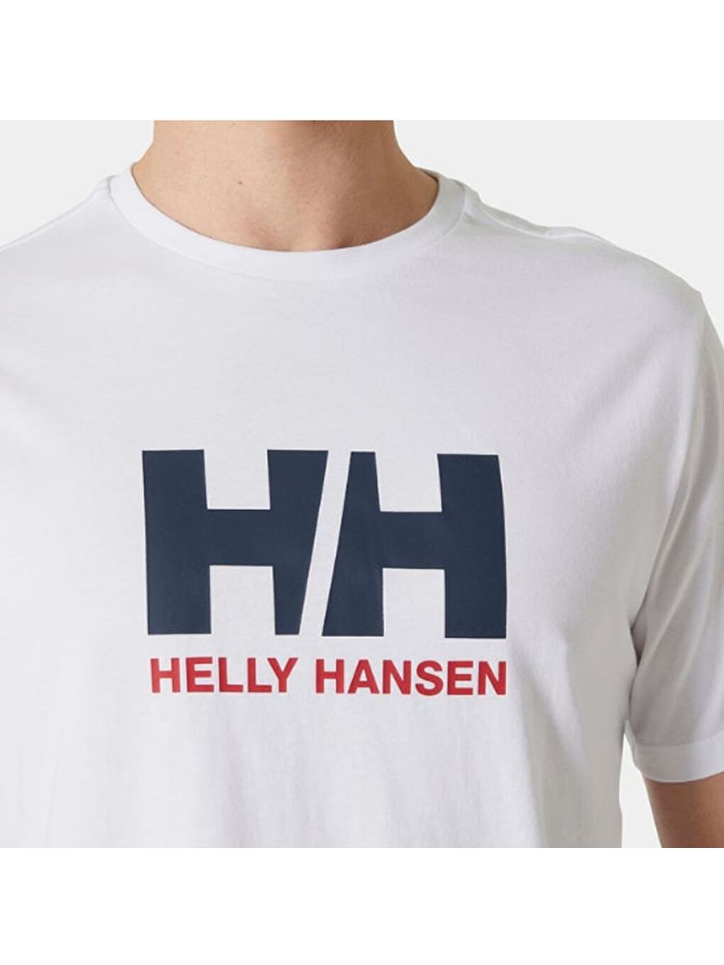 Beyaz HH Logo 3.0 Erkek Kısa Kollu %100 Pamuk Tişört HHA.54596-1