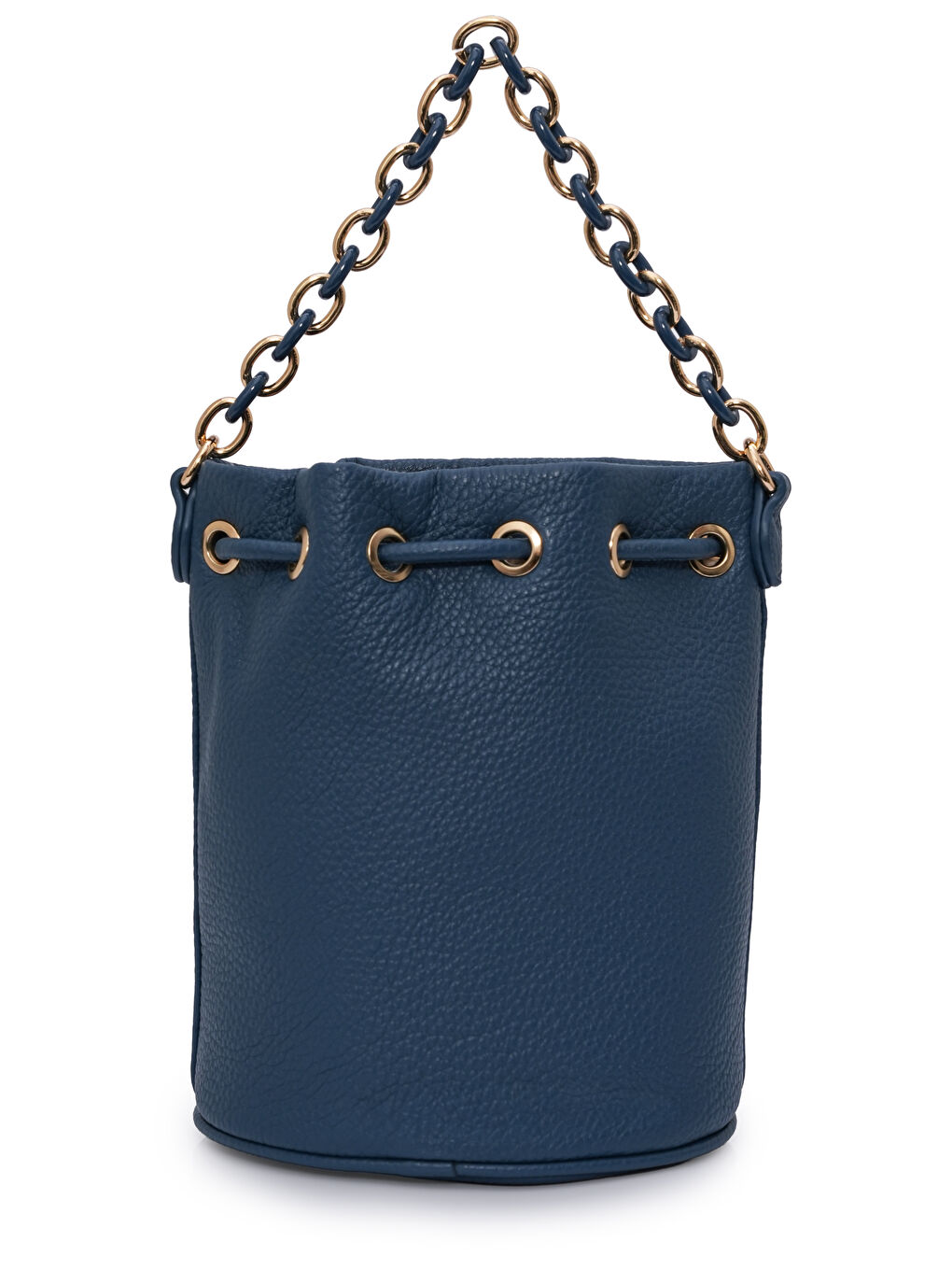 Mavi Zincir Detaylı Büzgülü Kadın Omuz Çantası MB03-5