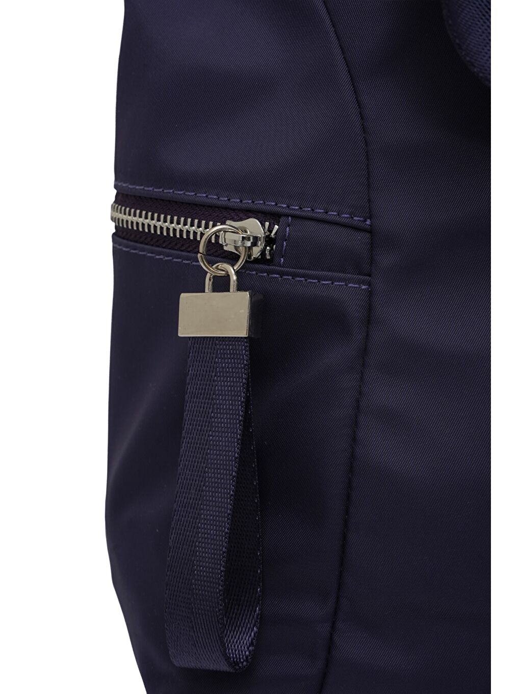 Mor Fermuarlı Yan Cepli Kadın Omuz Çantası MB21-4