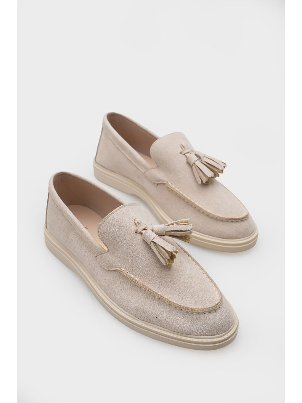 Bej Ronnica Kadın Loafer